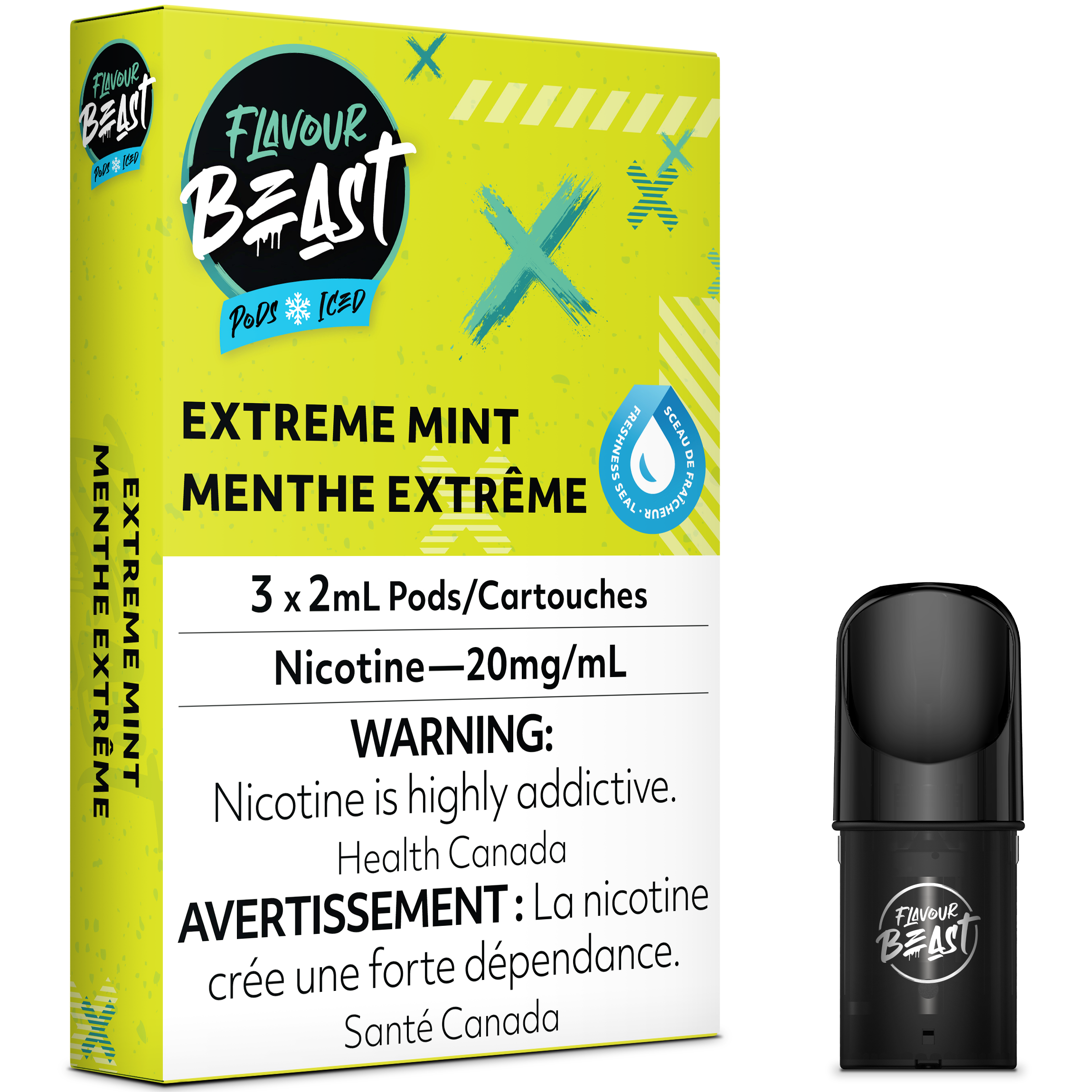 FLAVOUR BEAST POD PACK - EXTREME MINT