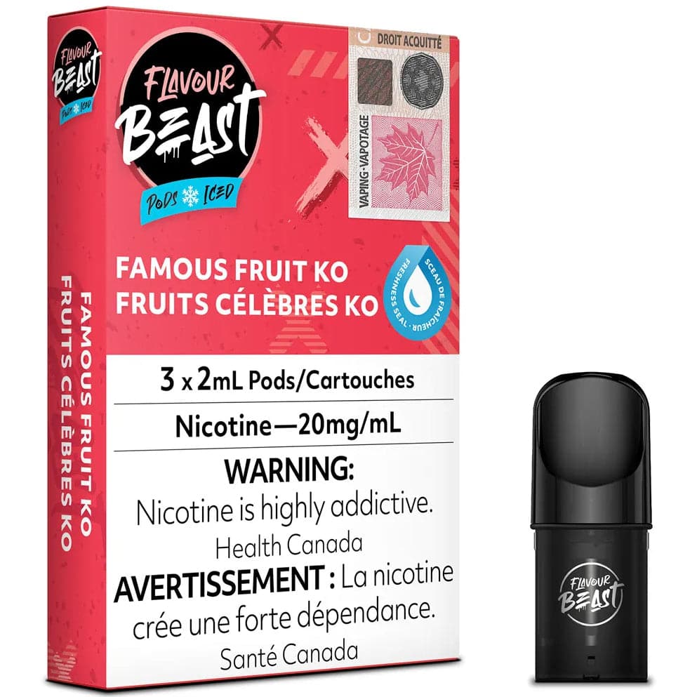 PACK FLAVOUR BEAST POD - FAMOUS FRUIT KO