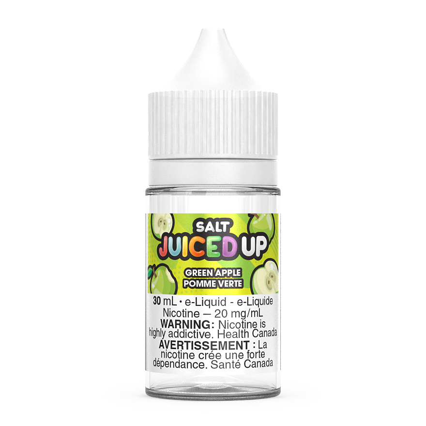 GREEN APPLE  - JUICED UP SALT 30ML | Online Canadian Vape Shop