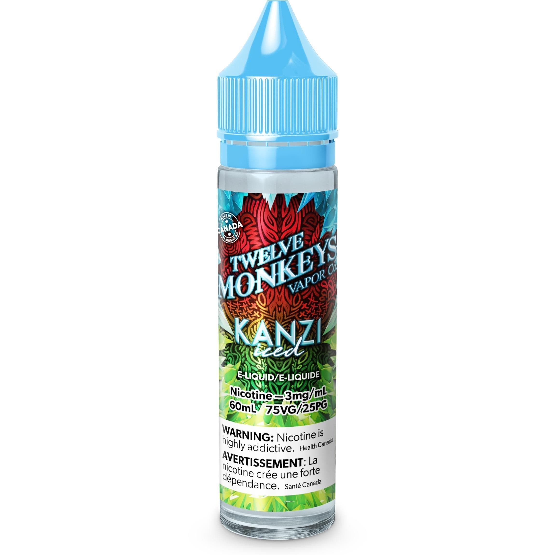 KANZI ICED - ICE AGE TWELVE MONKEYS 60ML FREEBASE