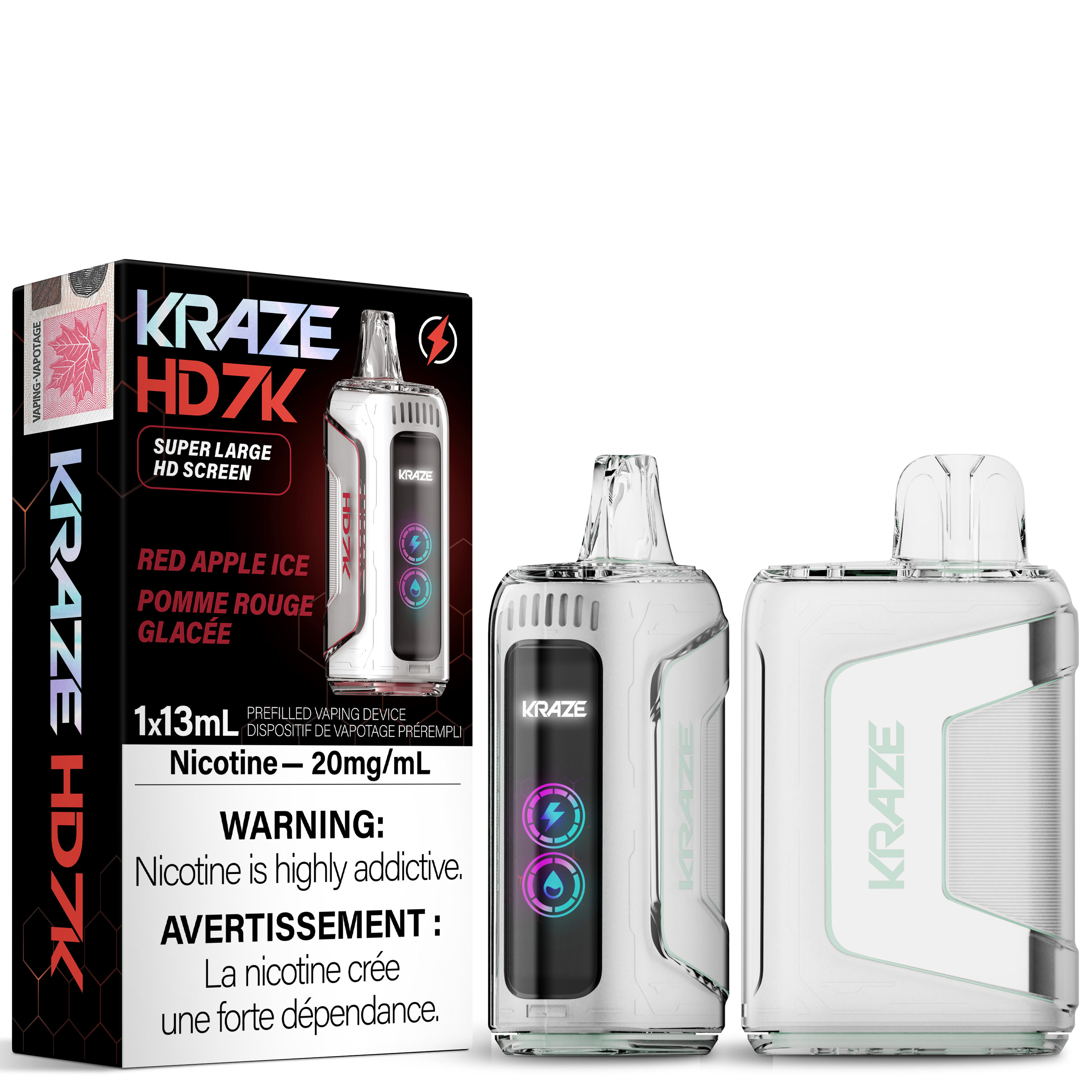 KRAZE HD 7K - 7000 Puffs DISPOSABLE VAPE