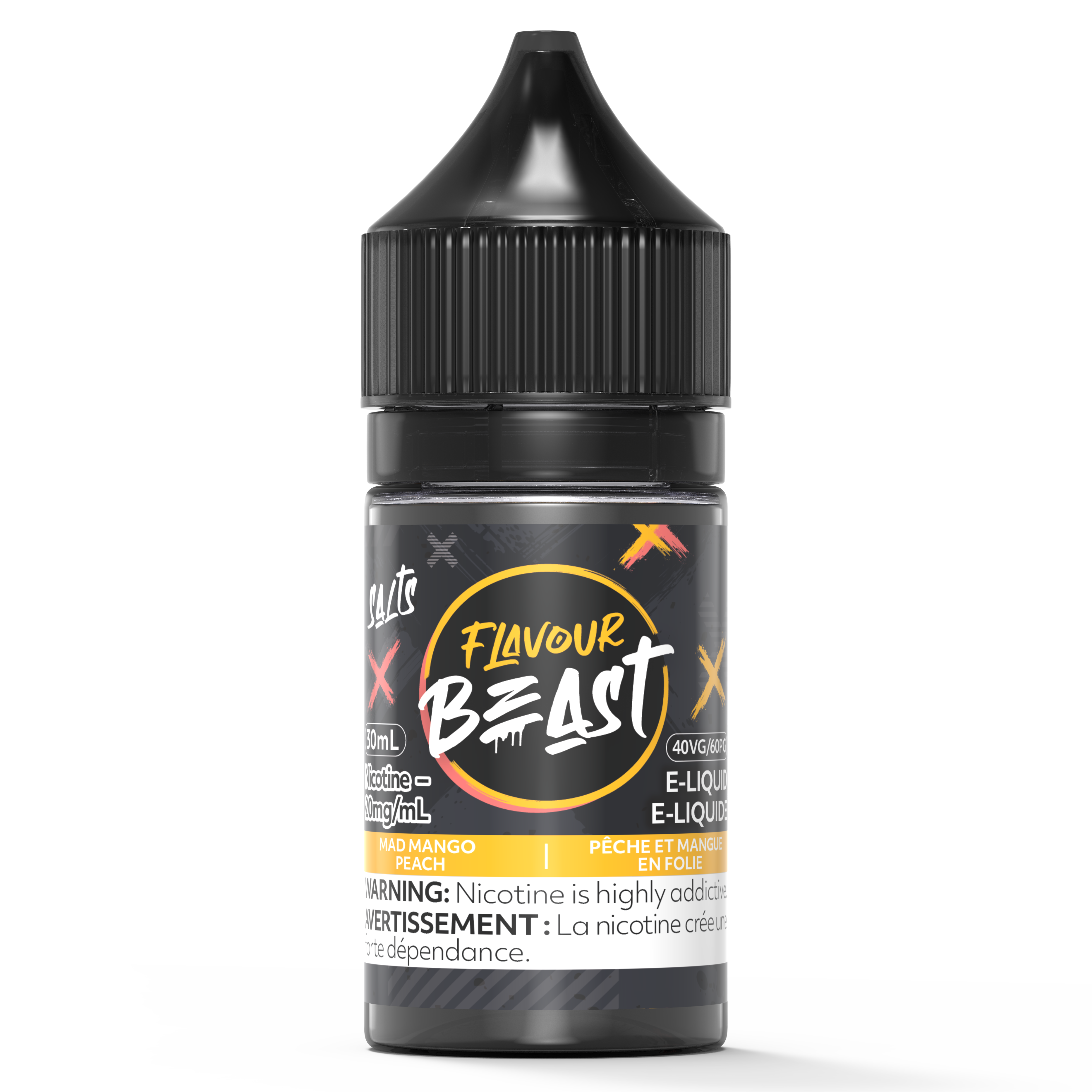 MAD MANGO PEACH - FLAVOUR BEAST SALT 30ML