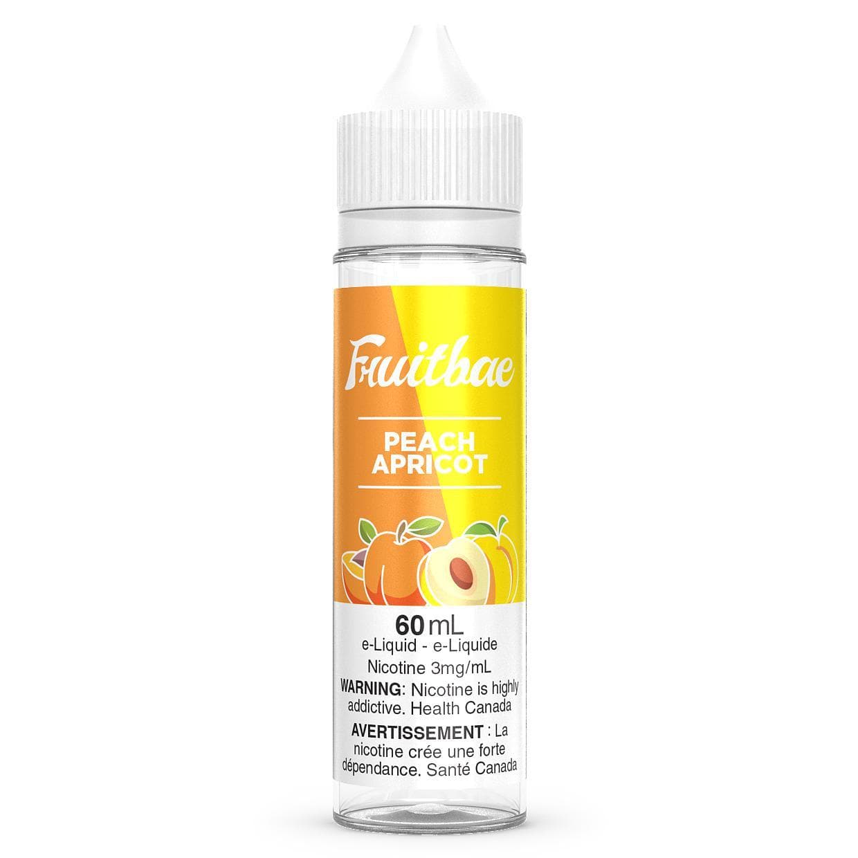 PÊCHE ABRICOT PAR FRUITBAE 60ML FREEBASE | Boutique de vapotage canadienne en ligne