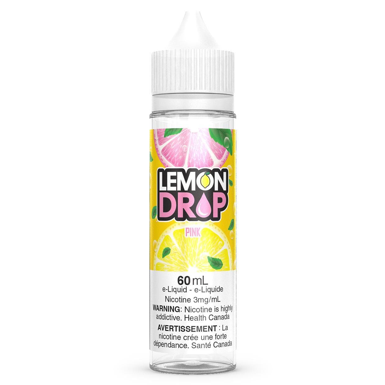 PINK - LEMON DROP 60ML FREEBASE