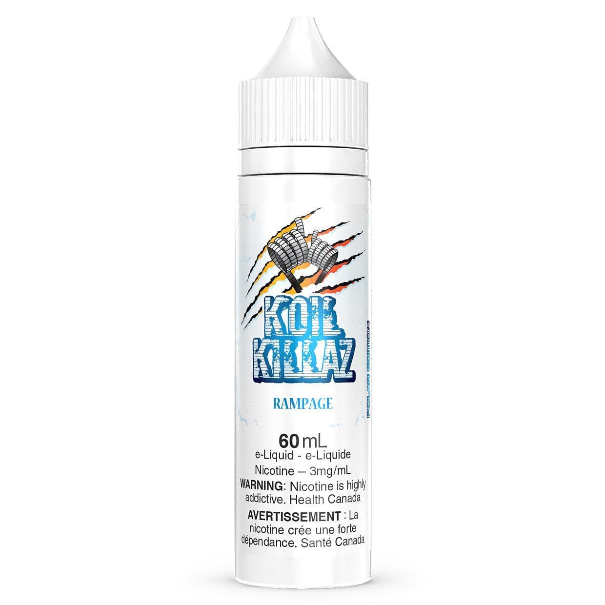 RAMPAGE POLAR EDITION - KOIL KILLAZ POLAR 60ML FREEBASE