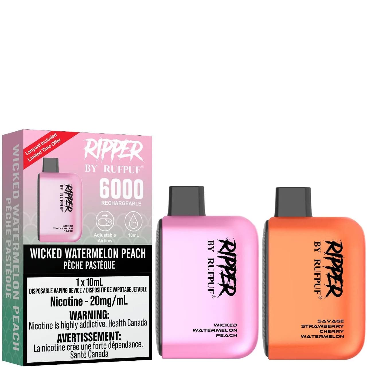 RUFPUF RIPPER 6000 DISPOSABLE VAPE