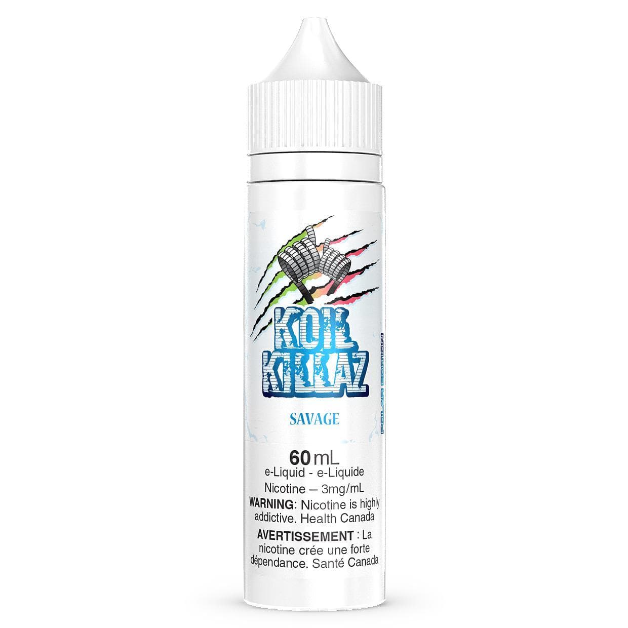 SAVAGE POLAR EDITION - KOIL KILLAZ POLAR 60ML FREEBASE