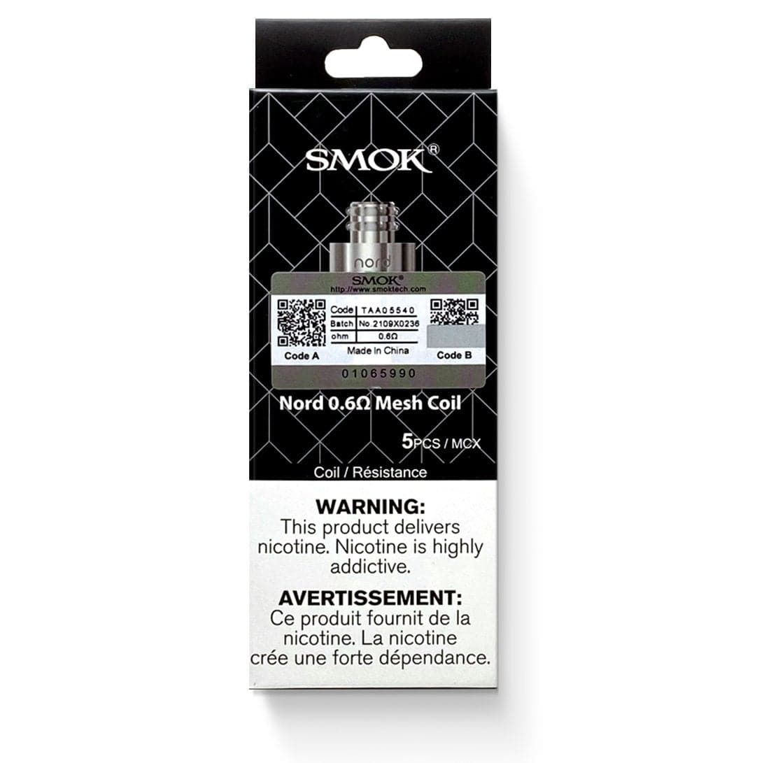 SMOK NORD / NORD PRO REPLACEMENT COILS (5 PACK) | Online Canadian Vape Shop