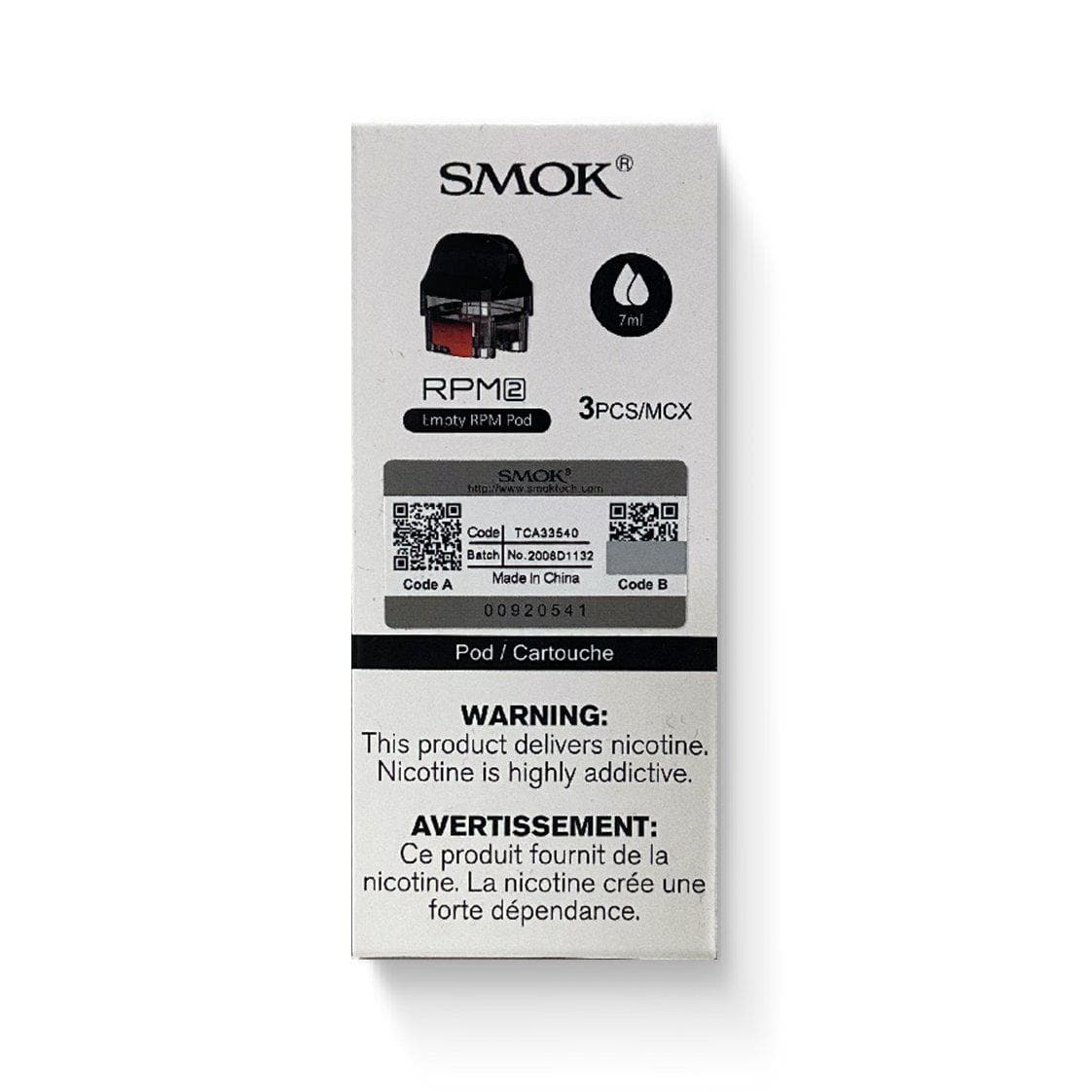 SMOK RPM 2 PODS DE REMPLACEMENT (PAQUET DE 3) * | Boutique de vapotage canadienne en ligne