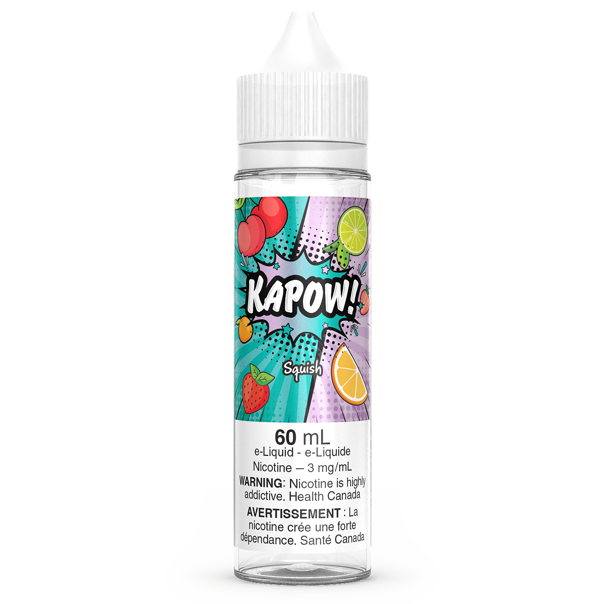 SQUISH - KAPOW 60ML BASE LIBRE | Boutique de vapotage en ligne au Canada