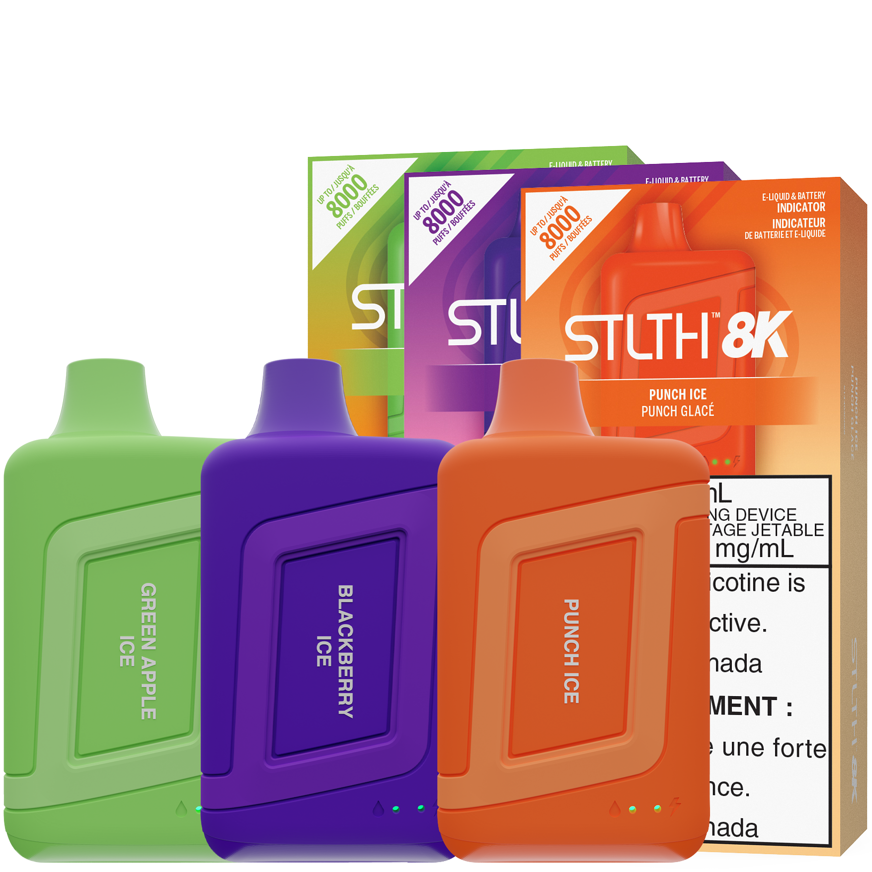 STLTH 8K 8000 PUFF DISPOSABLE VAPE