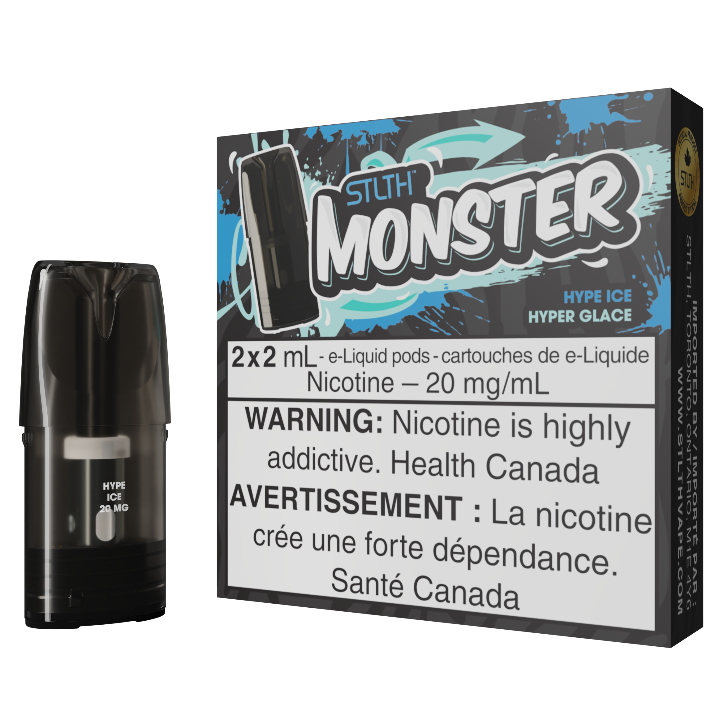 PACK STLTH MONSTER POD - HYPE GLACE