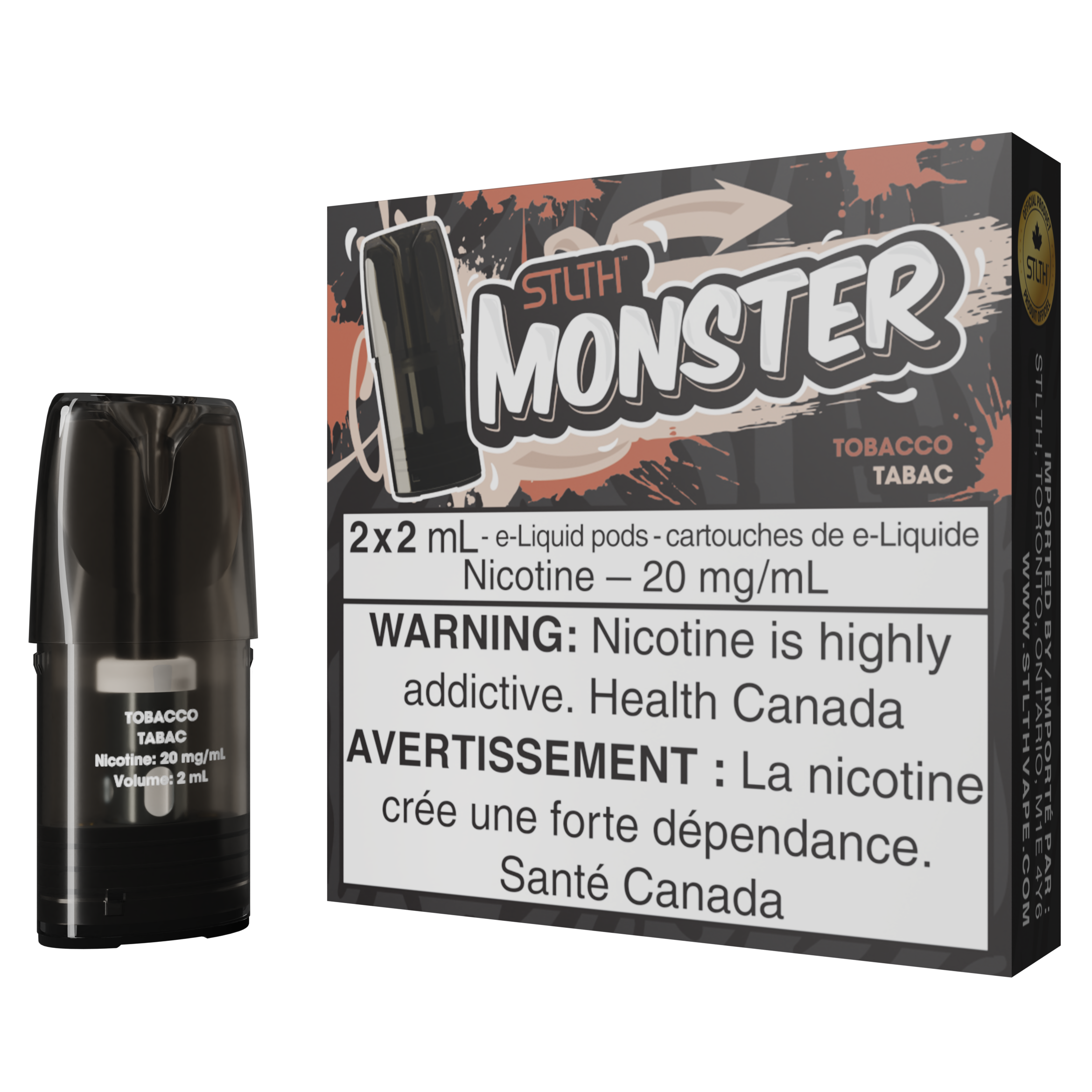 PACK STLTH MONSTER POD - TABAC