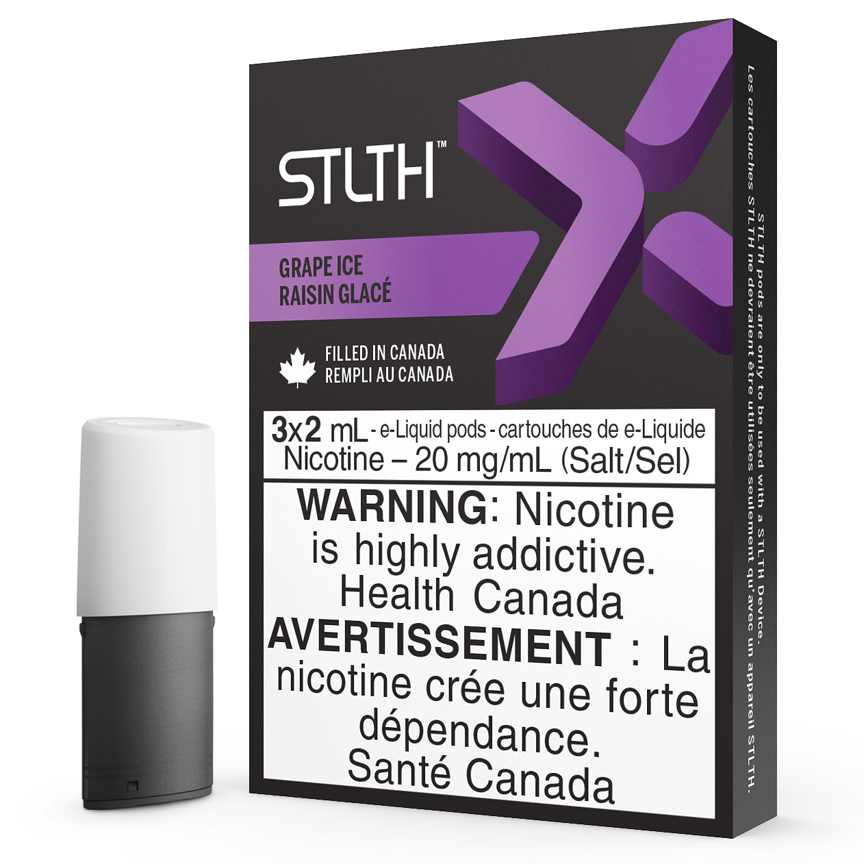 PACK STLTH X POD - GLACE AU RAISIN