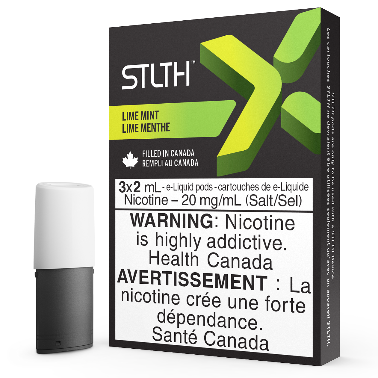 PACK STLTH X POD - LIME MENTHE