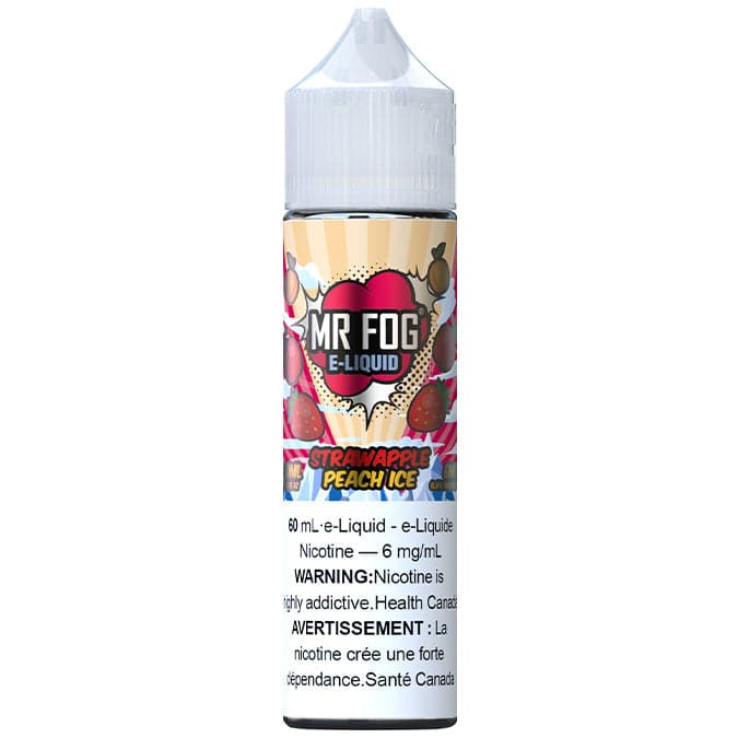 GLACE À LA PÊCHE ET AUX FRAISES - MR. BROUILLARD 60ML BASE LIBRE