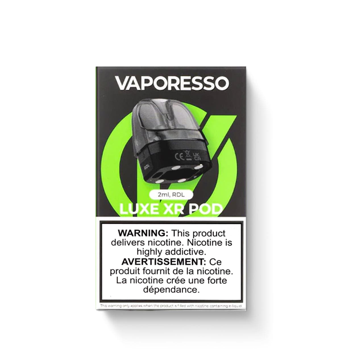 VAPORESSO LUXE XR EMPTY REPLACEMENT POD (2PACK) | Online Canadian Vape Shop