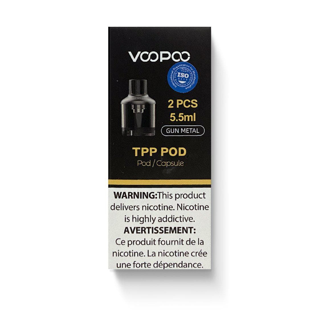 POD DE REMPLACEMENT VIDE VOOPOO TPP (PAQUET DE 2) | Boutique de vapotage canadienne en ligne